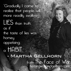 Gellhorn Lies Quote