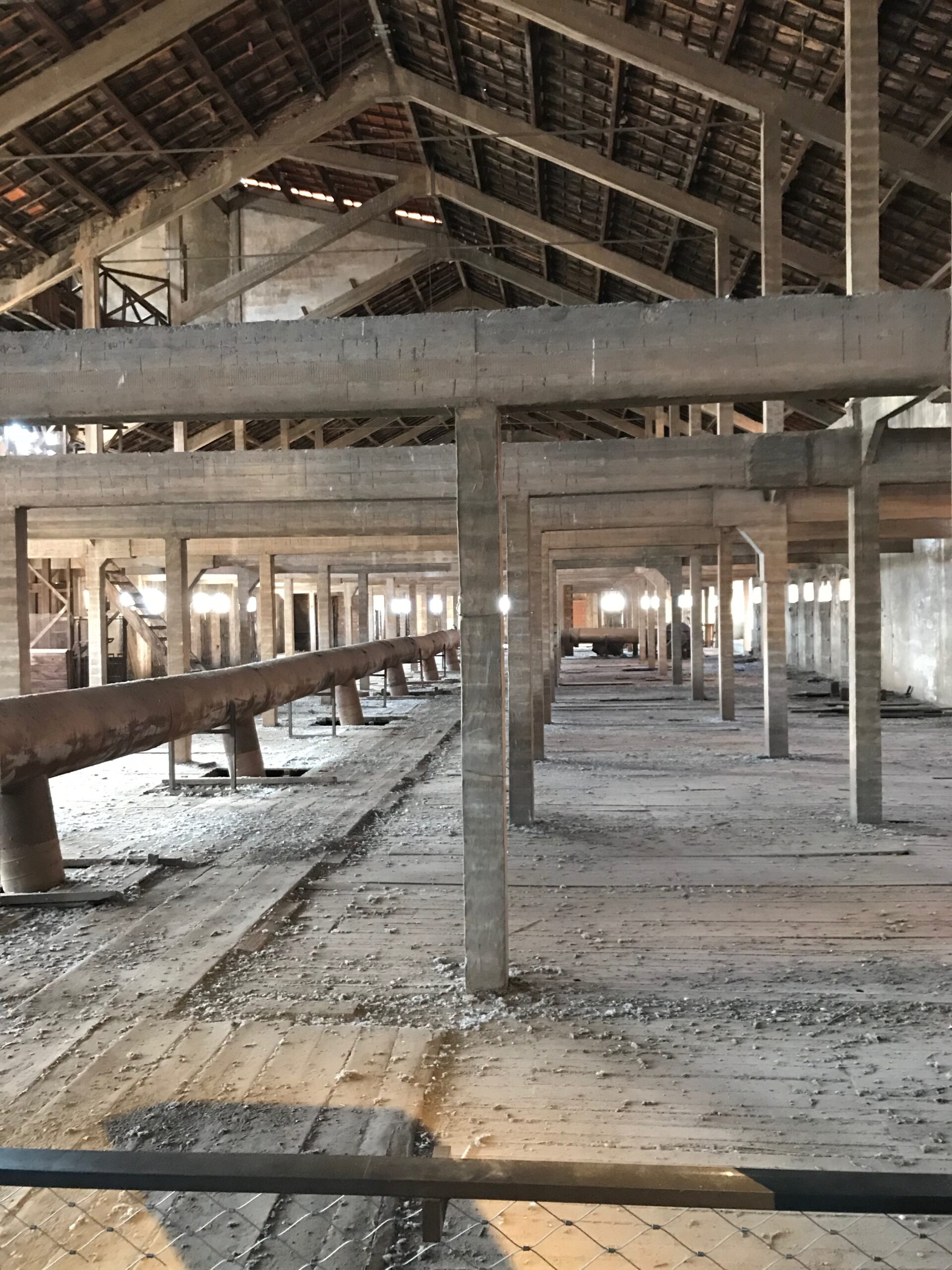 One of the floors the men lived on